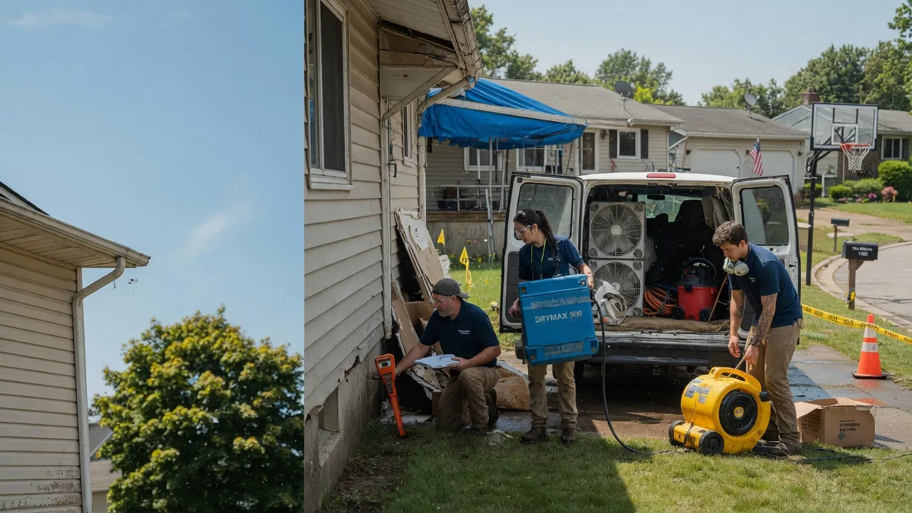 Ceiling Leak Cleanup in Adams, MA near me
